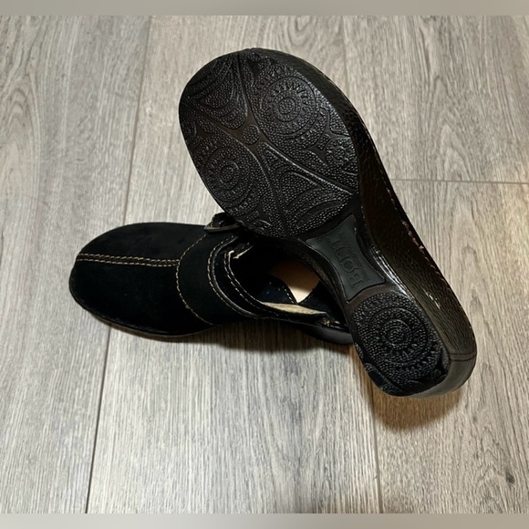 Born Black Suede Mules with Buckle - Picture 3 of 4